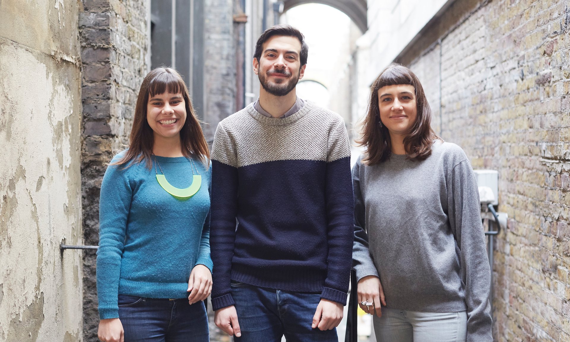 Laís de Almeida, Iban Benzal and Helena Trippe founded RentSquare last year. Photograph: Sara Lyndsey