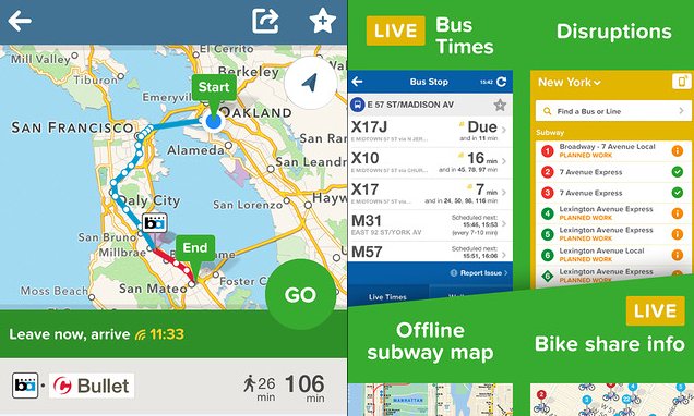 Citymapper is one of a growing number of apps tapping into public data Photograph: PR